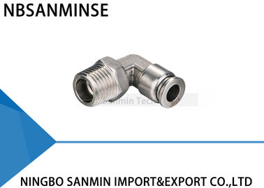 Pneumatic Air Fittings Male Elbow NBSANMINSE SSPL M5 M6 1/8 1/4 3/8 1/2 SS316L Air Components