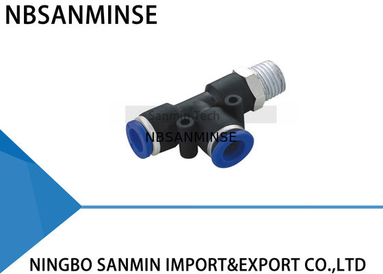 PST αεροσυμπιεστών μερών ελεγκτών πνευματική αέρα συναρμολόγηση Sanmin γραμμάτων Τ τρεξίματος συναρμολογήσεων αρσενική