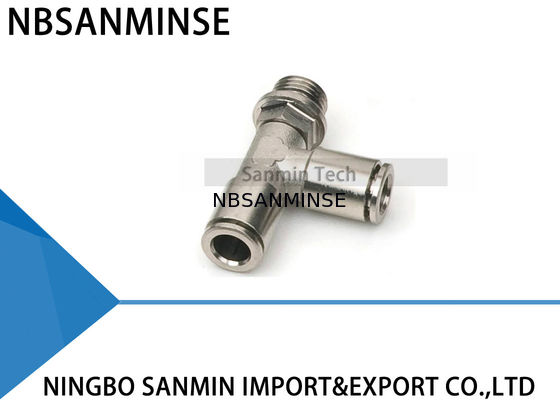 MPST όλος μετάλλων ορείχαλκου συναρμολογήσεων ο αρσενικός τρεξίματος συνδετήρας συναρμολογήσεων αέρα σωλήνων συναρμολογήσεων αέρα γραμμάτων Τ πνευματικός