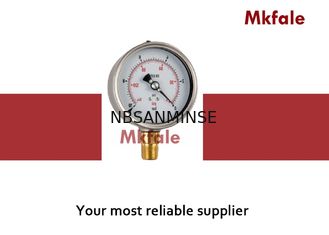 G1 / 4 ψηφιακός υγρός πίεσης μετρητής G1/2 πίεσης πετρελαίου μετρητών γεμισμένος υγρό IP65