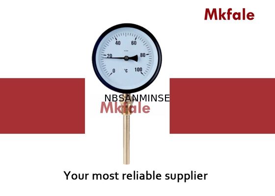 Μαύρος χάλυβα περίπτωσης υγρός πίεσης μετρητών SMNB μετρητής θερμοκρασίας διαδικασίας διμεταλλικός