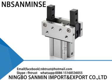 Custom MHT2 Pneumatic Air Cylinder Gripper , Toggle Gripper Pneumatic SANMINSE Sanmin