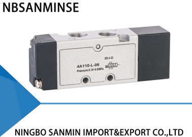 YPC Type 5 Port 3 Way Solenoid Valve Pneumatic Sanmin 4A 100-L Series