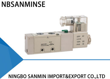 5 Way 2 Position Pneumatic Solenoid Valve 1 / 4 " 1 / 8 " YPC Type Sanmin