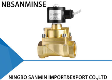 A1 Piston Brass Solenoid Valve Low Pressure / High Pressure Thread Connection