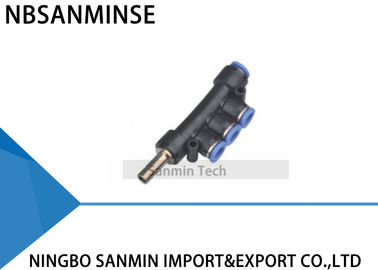 PKJ 5 Way Pneumatic Push In Fittings Hose Reducer Air Quick Jointer Union Connector Sanmin