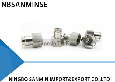 NBSANMINSE SSPCF M5 M6 1/8 1/4 3/8 1/2 SS316L Internal Thread Parts Female Straight