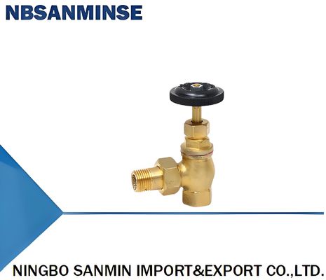 Copper heating angle valve