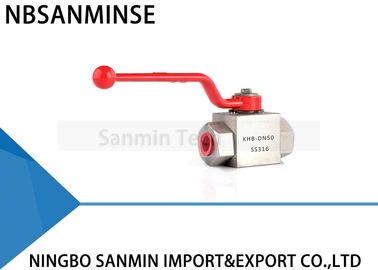 Stainless Steel High Pressure Hydraulic Ball Valve KHB-G1/8 1/4 3/8 1/2 Anti corrosion Design SS304 SS316