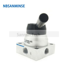 NBSANMINSE K34R6 G1/4" Hand Switching Valve Drawing Valve Mechanical Pneumatic Manual Valve G 1/4 Thread
