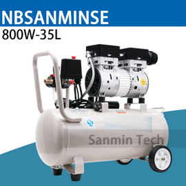 800W - 35L Mini Air Compressor Oilless High Pressure Mute Design Wood Working Home Application AC220V High Quality Sanmi