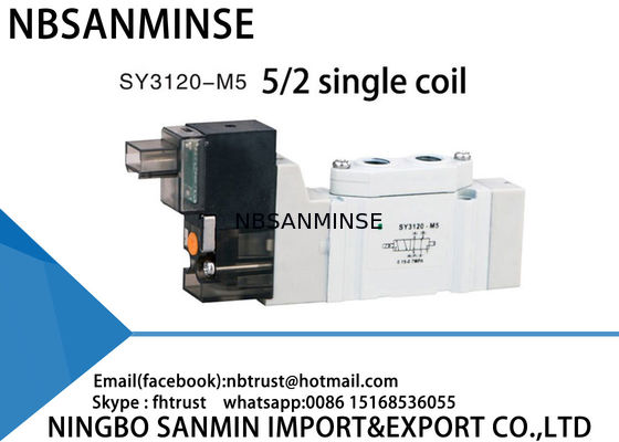 SY3120 SY5120 SY7120 η πνευματική συμπαγής σωληνοειδών αυτοματοποίηση SMC βαλβίδων βαλβίδων μίνι αντικαθιστά AC220V DC24V