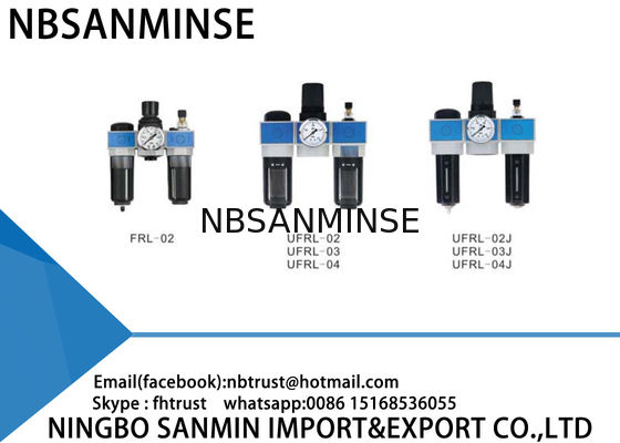 Lubricator ρυθμιστών φίλτρων UFRL πνευματική μονάδα αέρα FRL με το αντι όξινο κύπελλο
