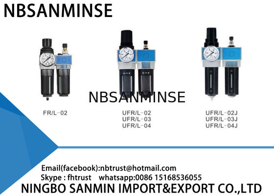 Lubricator ρυθμιστών φίλτρων αέρα πνευματικές δύο μονάδες CNC αυτοματοποίησης FRL μέρη αεροσυμπιεστών μηχανών