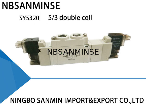SY5000 μίνι πνευματική Dustproof θέση 5/2 5/3 βαλβίδων σωληνοειδών 220VAC