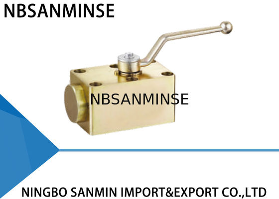 Κλειδώσιμη υδραυλική βαλβίδα σφαιρών τύπων πιάτων σειράς KHP υδραυλικό Sanmin αντιδιαβρωτικό