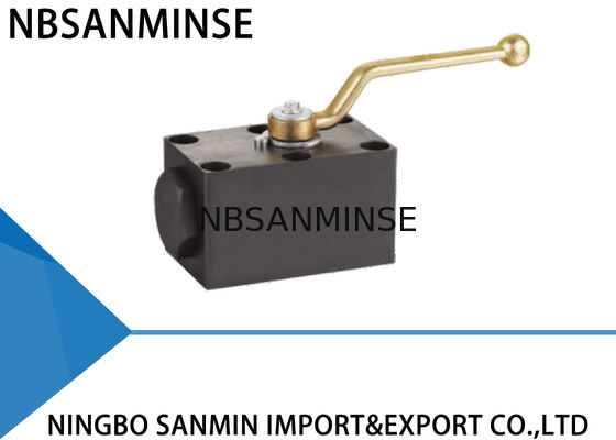Κλειδώσιμη υδραυλική βαλβίδα σφαιρών τύπων πιάτων σειράς KHP υδραυλικό Sanmin αντιδιαβρωτικό