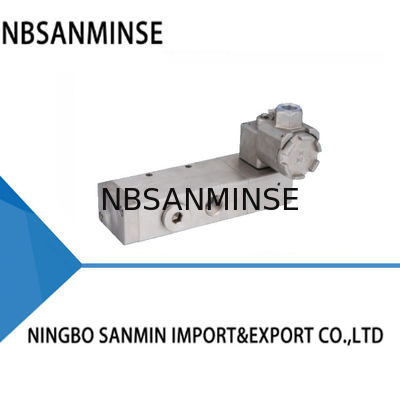 SANMIN SUS316L Τύπος σωλήνα από ανοξείδωτο χάλυβα Εξοπλιστική βαλβίδα σόλενοειδούς 0.2-1.0Mpa 3.5W