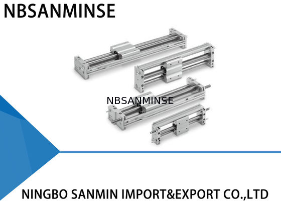 Μαγνητικά συνδεμένος SMC Rodless αέρα τύπος φωτογραφικών διαφανειών κυλίνδρων κυλίνδρων πνευματικός