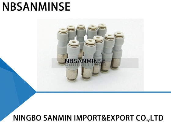 Πνευματικός γρήγορος PCVU συνδέει τον ευθύγραμμο αεροσυμπιεστή ένα συνδετήρας Sanmin συναρμολογήσεων ένωσης βαλβίδων αντεπιστροφής αφής