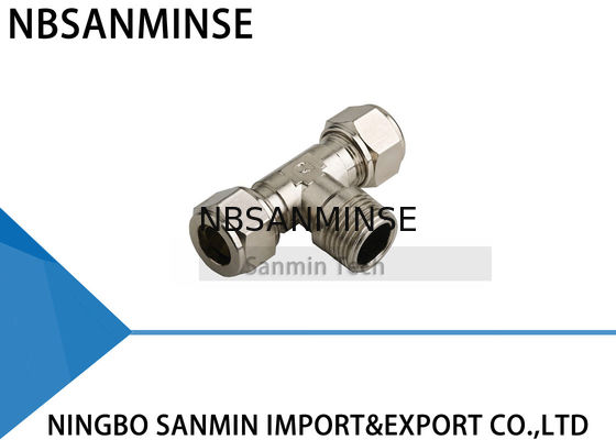 Τυποποιημένη BSPT (ρ) συναρμολόγηση Sanmin αέρα εξαρτημάτων σωλήνων μερών κοχλιοτομώ πνευματική
