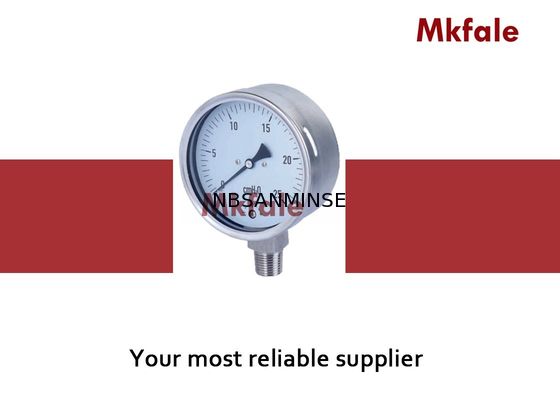 2 υγρός μετρητής πίεσης ανοξείδωτου 4 ίντσας, ξηρός μετρητής πίεσης νερού τύπων ψηφιακός