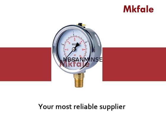 SM1SP ενός κομματιού μετρητής πίεσης σύνδεσης υγρός με την πτυχωμένη περίπτωση