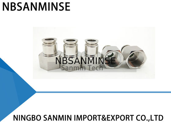 NBSANMINSE SSPCF M5 M6 θηλυκό 1/8 1/4 3/8 1/2 εσωτερικό μερών νημάτων SS316L κατ' ευθείαν