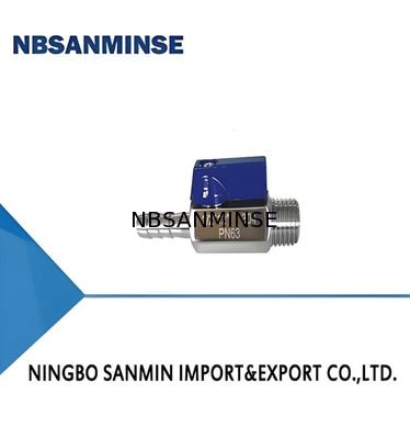 Βαλβίδα σφαιρική 1/8'' 1/4'' 3/8'' 1/2'' 3/4'' ίντσας Μίνι πνευματική βαλβίδα αέρα Α/Α ss304 ss316