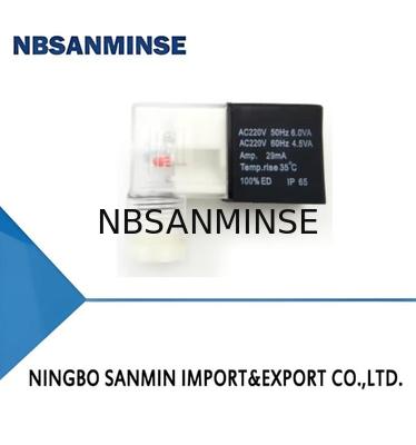 Σειρά σπειρών 4V210 σωληνοειδών τύπων DIN43650B AC220V 24vdc σύνδεσης