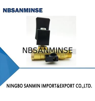 SR-G-15 4Mpa G 1/2 High Pressure Solenoid For Electronic Drain Valves Air Compressor Valve Brass Solenoid Drainer NBSANMINSE