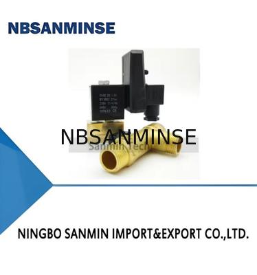 SR-G-15 4Mpa G 1/2 High Pressure Solenoid For Electronic Drain Valves Air Compressor Valve Brass Solenoid Drainer NBSANMINSE