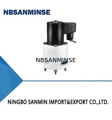 Ηλεκτρομαγνητική βαλβίδα πολυτετραφθορίου PTFE Σολενοειδής βαλβίδα με μέγιστη αντοχή θερμοκρασίας +120°C 0,01·0,6 MPa Πίεση εργασίας και αντοχή συμπίεσης 1,2 MPa