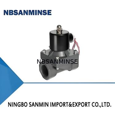 Ηλεκτρομαγνητική βαλβίδα νερού PVC με πίεση λειτουργίας 0～1.0MPa, αντοχή σε συμπίεση 1.2MPa και θερμοκρασία λειτουργίας -5～50℃