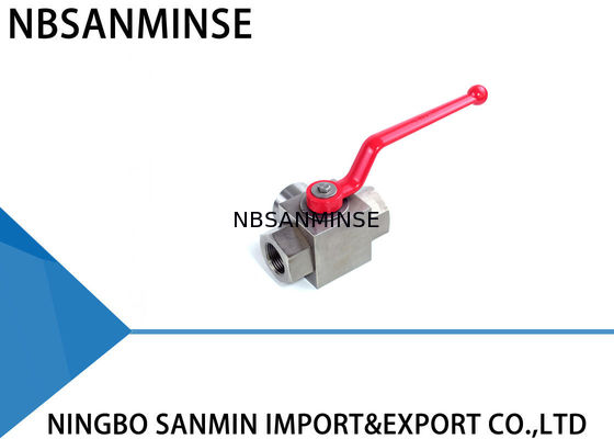 Κανονική θερμοκρασία αντίστασης διάβρωσης βαλβίδων σφαιρών KHB3K SS316 τριπλή υδραυλική