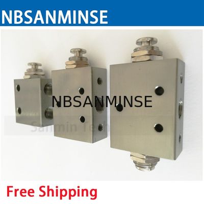 Μίνι βαλβίδα M5 Γ 1/8 αλλαγής NBSANMINSE 2P 31P 3P 41P 4P 4PP μηχανική πνευματική βαλβίδα βαλβίδων υψηλή - ποιότητα