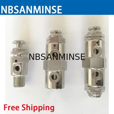 Μίνι βαλβίδα M5 Γ 1/8 αλλαγής NBSANMINSE 2P 31P 3P 41P 4P 4PP μηχανική πνευματική βαλβίδα βαλβίδων υψηλή - ποιότητα