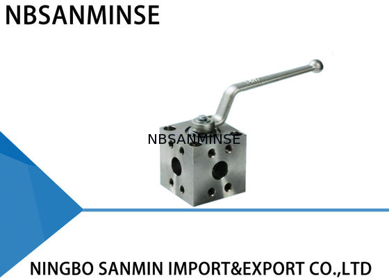 3 υδραυλικός μηχανικός βιομηχανίας φλαντζών ValveWith SAE σφαιρών τρόπων