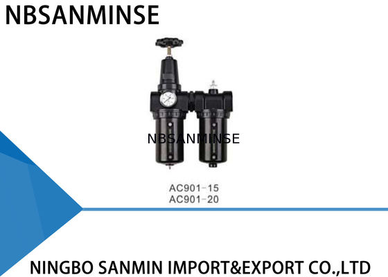 Πνευματικό Lubricator Γ ρυθμιστών φίλτρων αέρα περνά κλωστή στο μέγεθος 1 1/2 «,» λιμένα 2