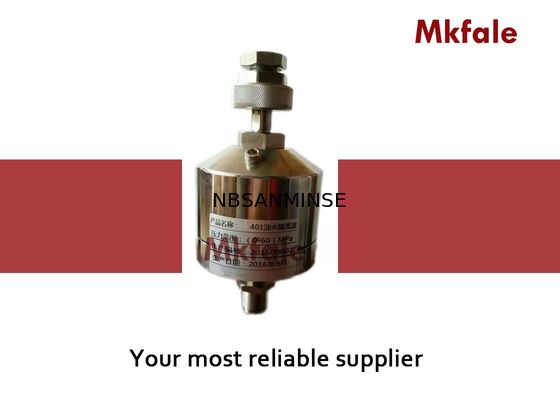 SMD401 πίεση διαχωριστών νερού πετρελαίου τύπων νημάτων ανοξείδωτο 0 - 60 MPA