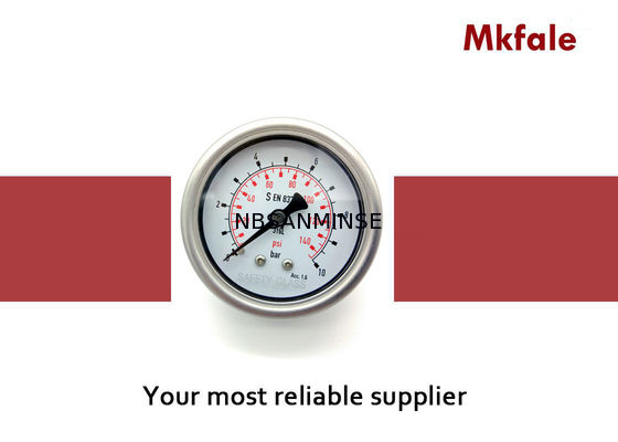 63B / Λ γεμισμένη συγκόλληση λέιζερ μετρητών πίεσης καυσίμων 2,5 ίντσας υγρό με το πιστοποιητικό CE